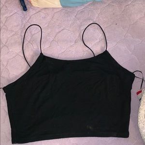 Black fashion nova crop top